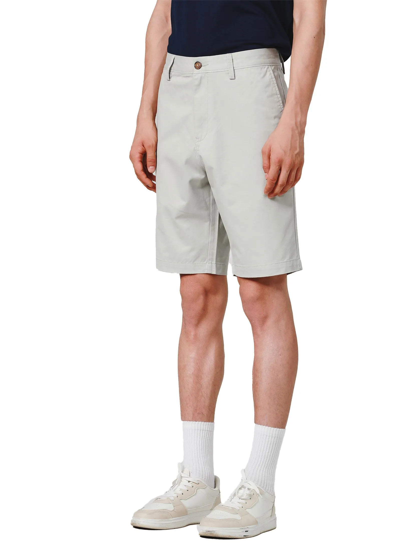 JOHN HENRY Men's Shorts (Slim Fit) ESSENTIALS Light Grey