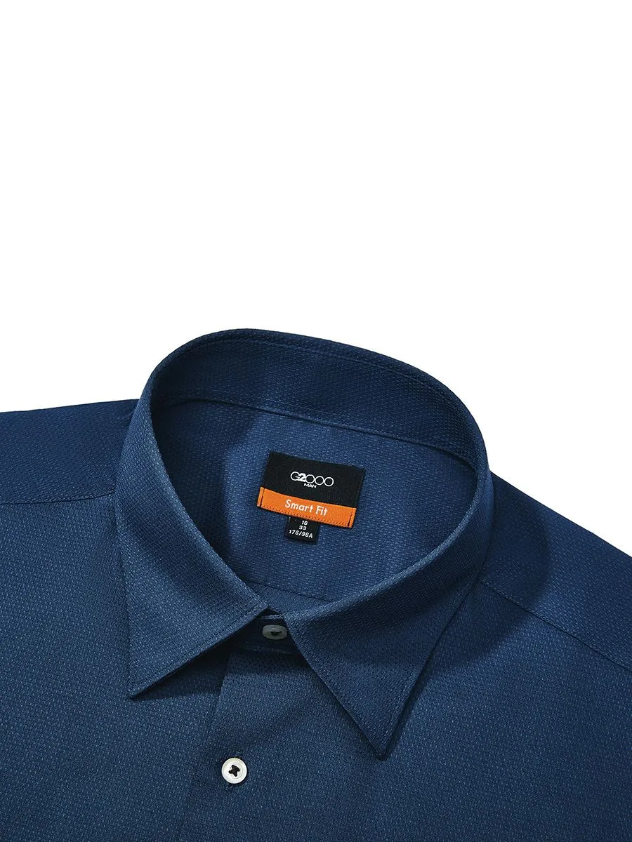 G2000 Men Clothing Easy Care Stretch Shirt Smart Fit - Navy