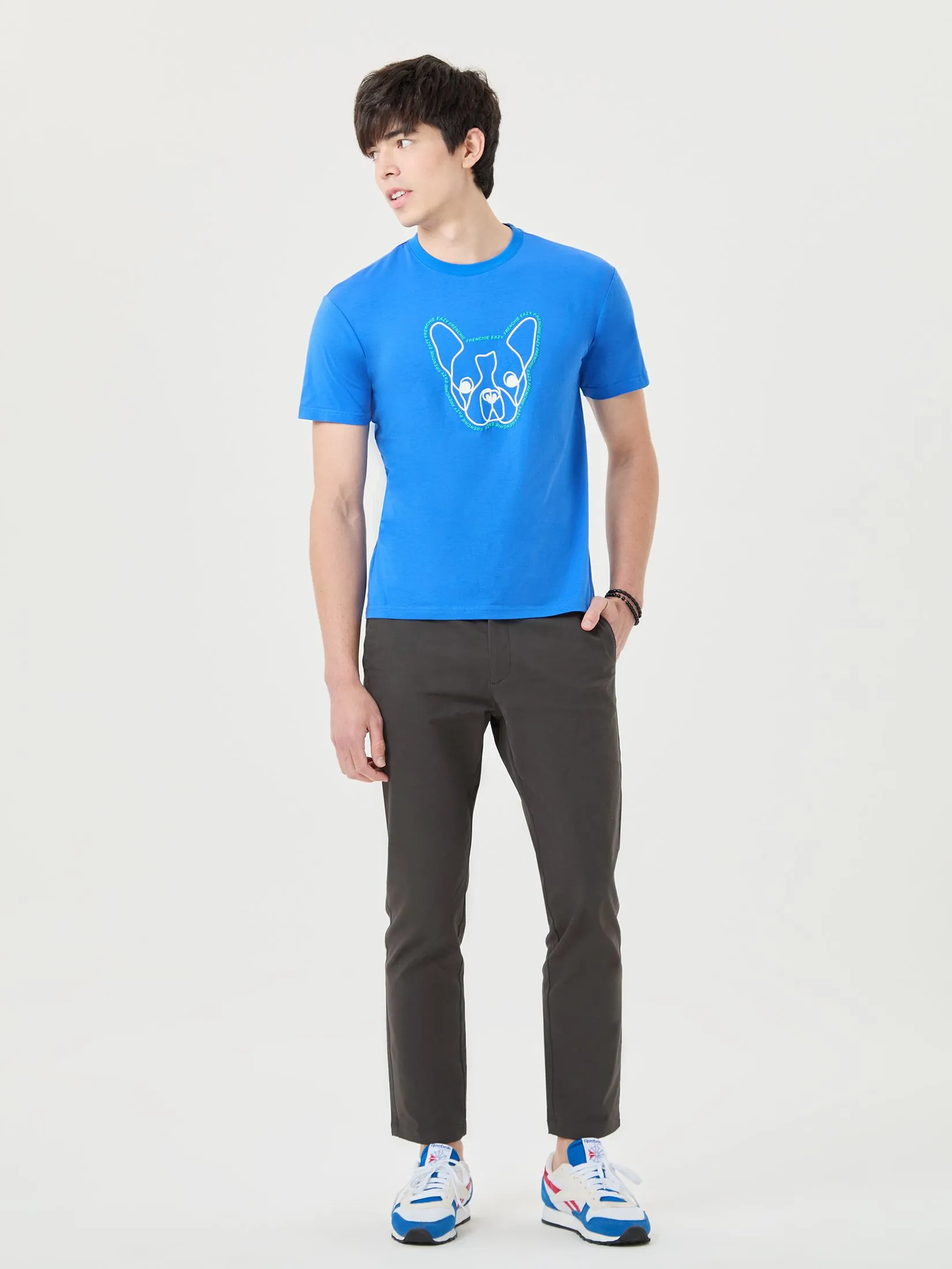 ESP Frenchie Eazy Tee Shirt Men Blue