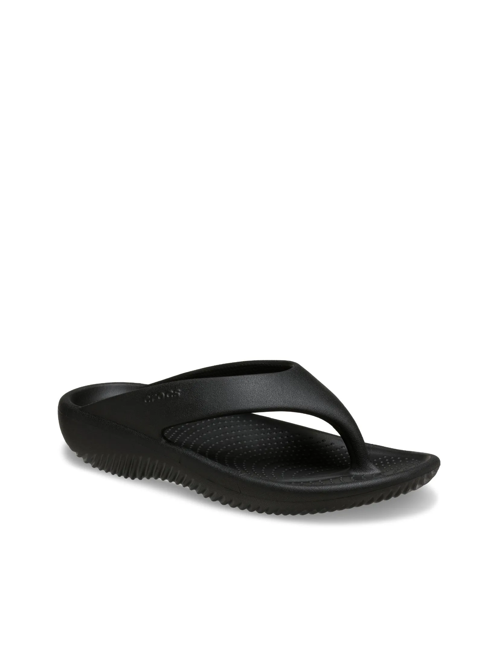 CROCS WOMEN'S MELLOW RECOVERY WOMENS FLIP - BLACK