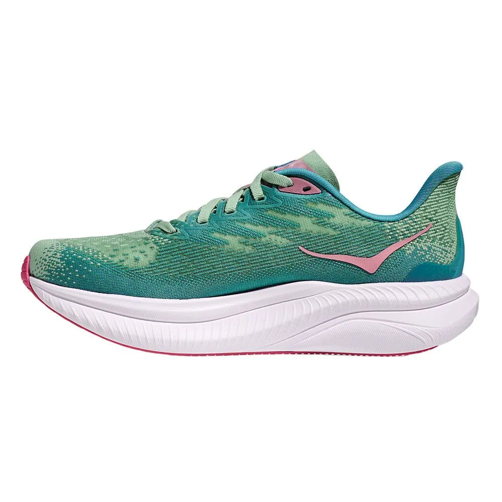 HOKA Women Running Shoes Mach 6 Wide Green - HO229SH125ELTH