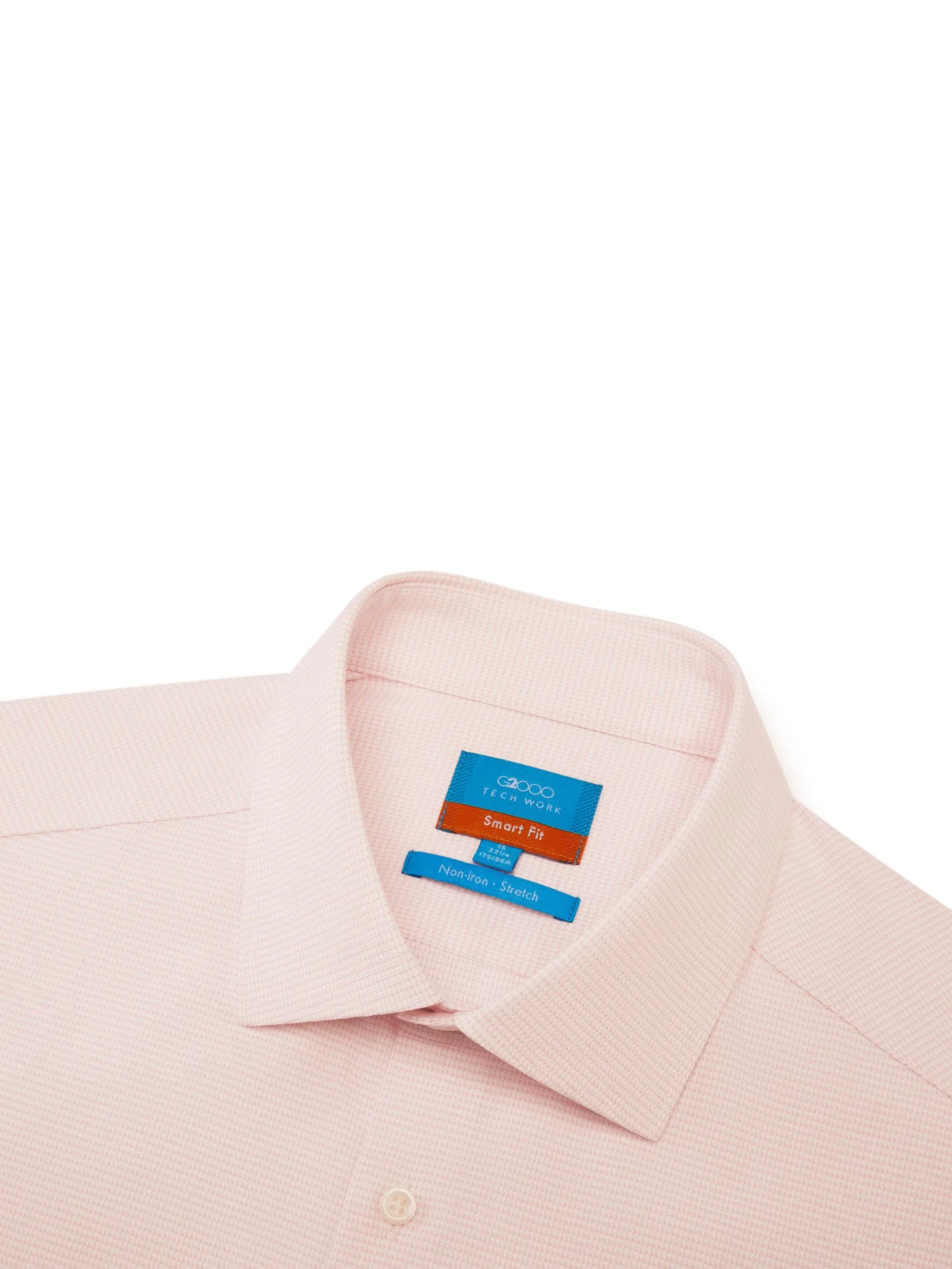G2000 Men Clothing Non -Iron 2-Tone Shirt  Smart Fit - Pink