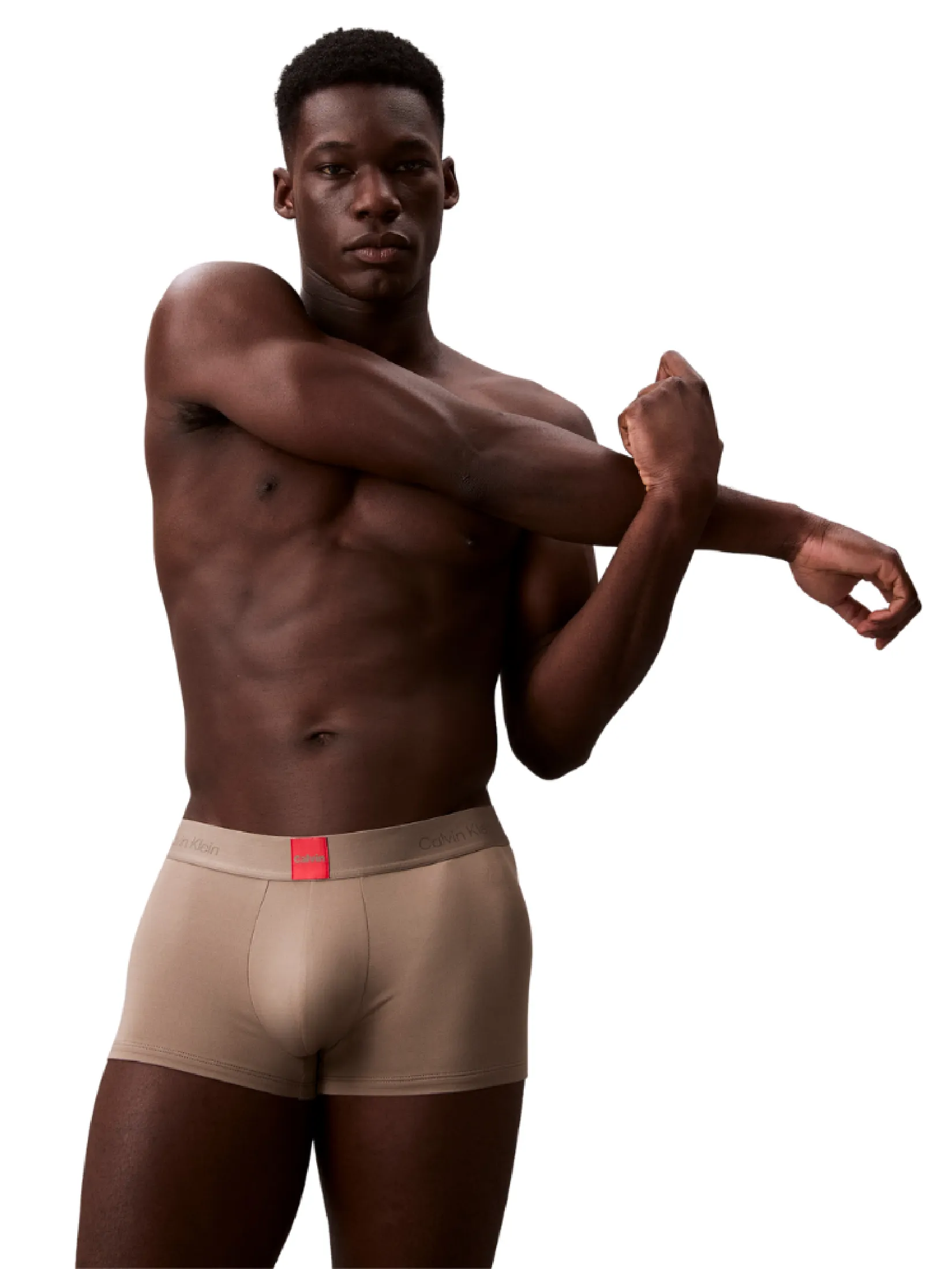 CALVIN KLEIN Men s Icon Logo Graphic Low Rise Trunk Camel