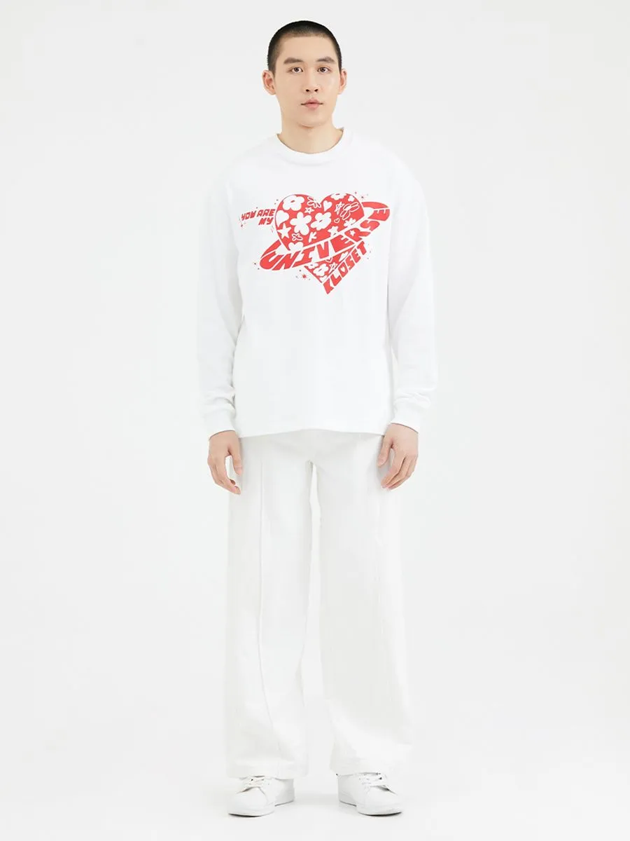 KLOSET (VT23)My Universe Sweatshirt (Unisex)White