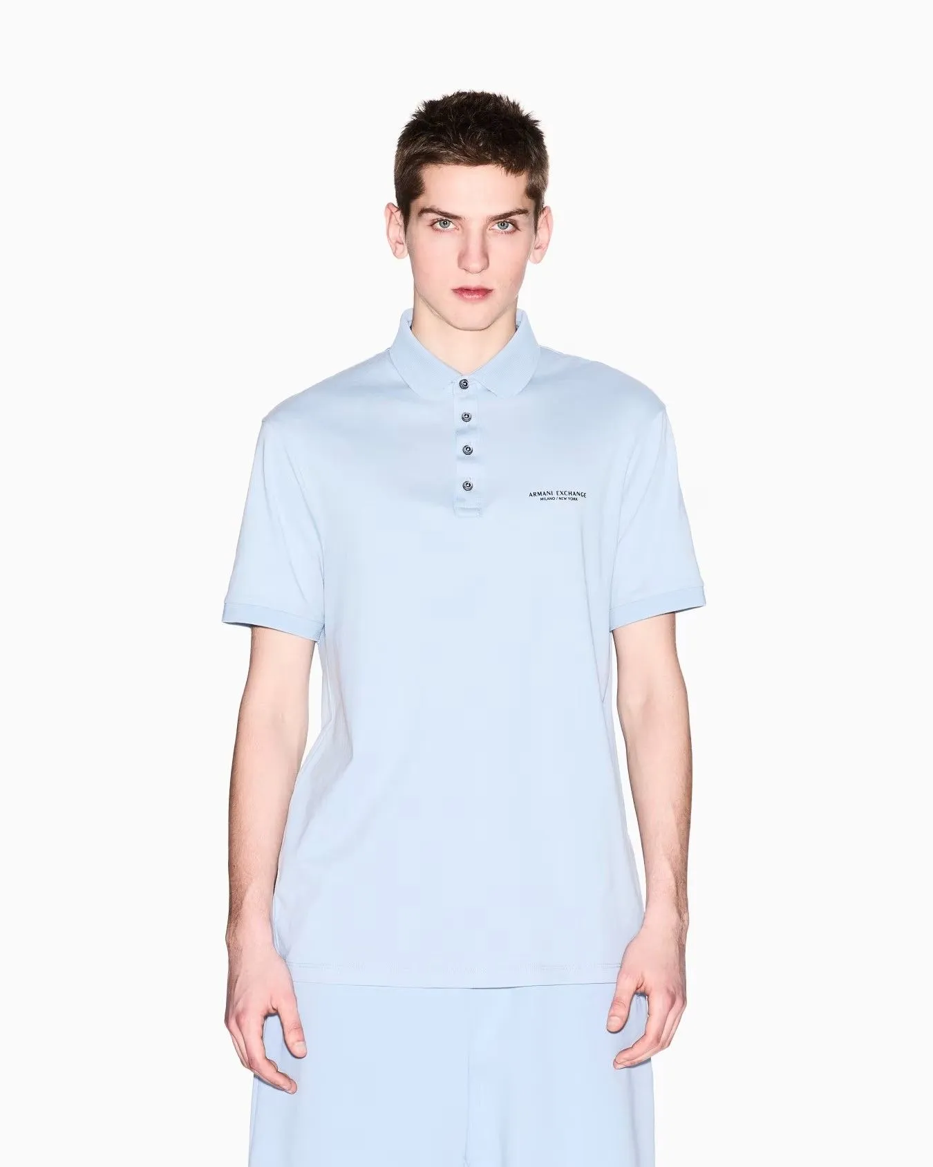 ARMANI EXCHANGE POLO Men 8NZF80-Z8H4Z-U9287 Blue