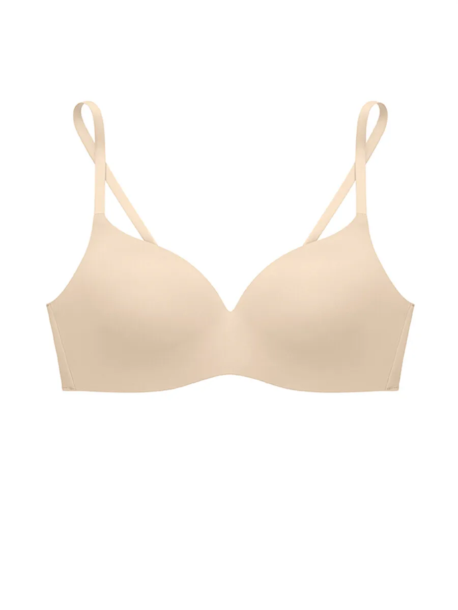 SABINA BRA BRALESS WIRELESS Seamless Fit Pretty Perfect Collection - Vanilla Size - B32