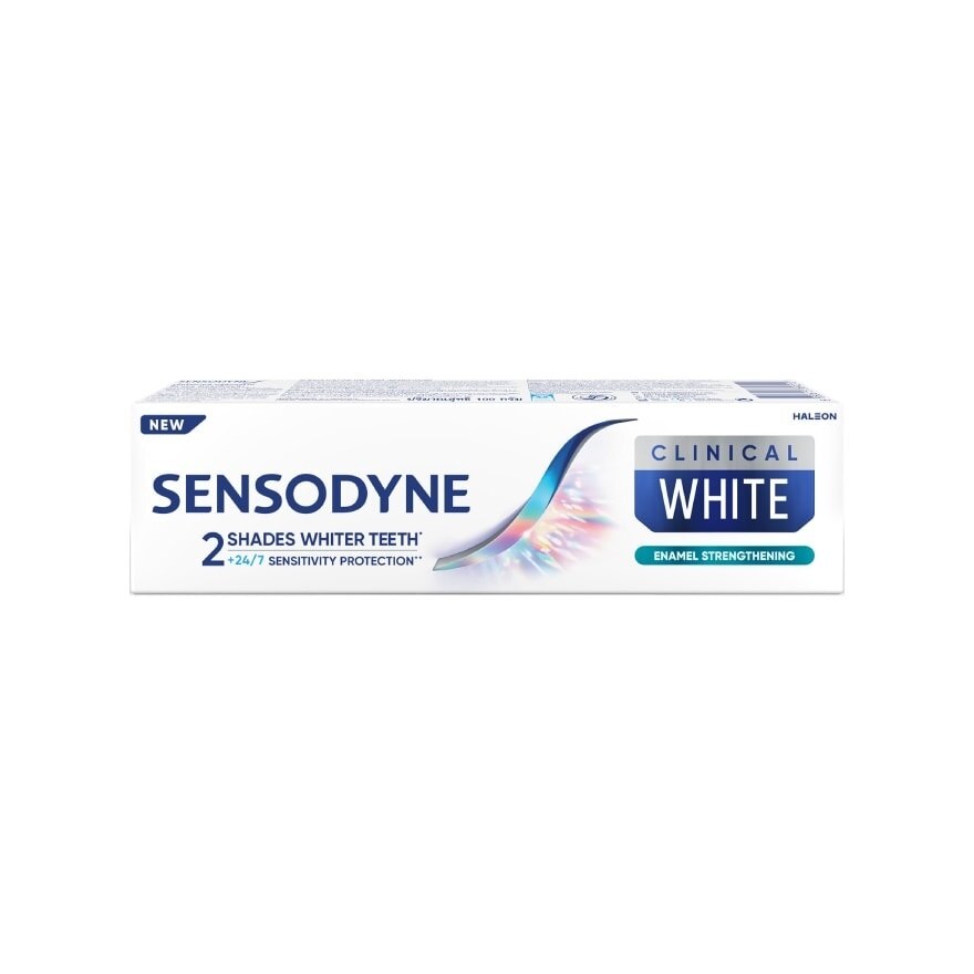 Sensodyne Toothpaste Clinical White Enamel Strengthening 100 G. - Green