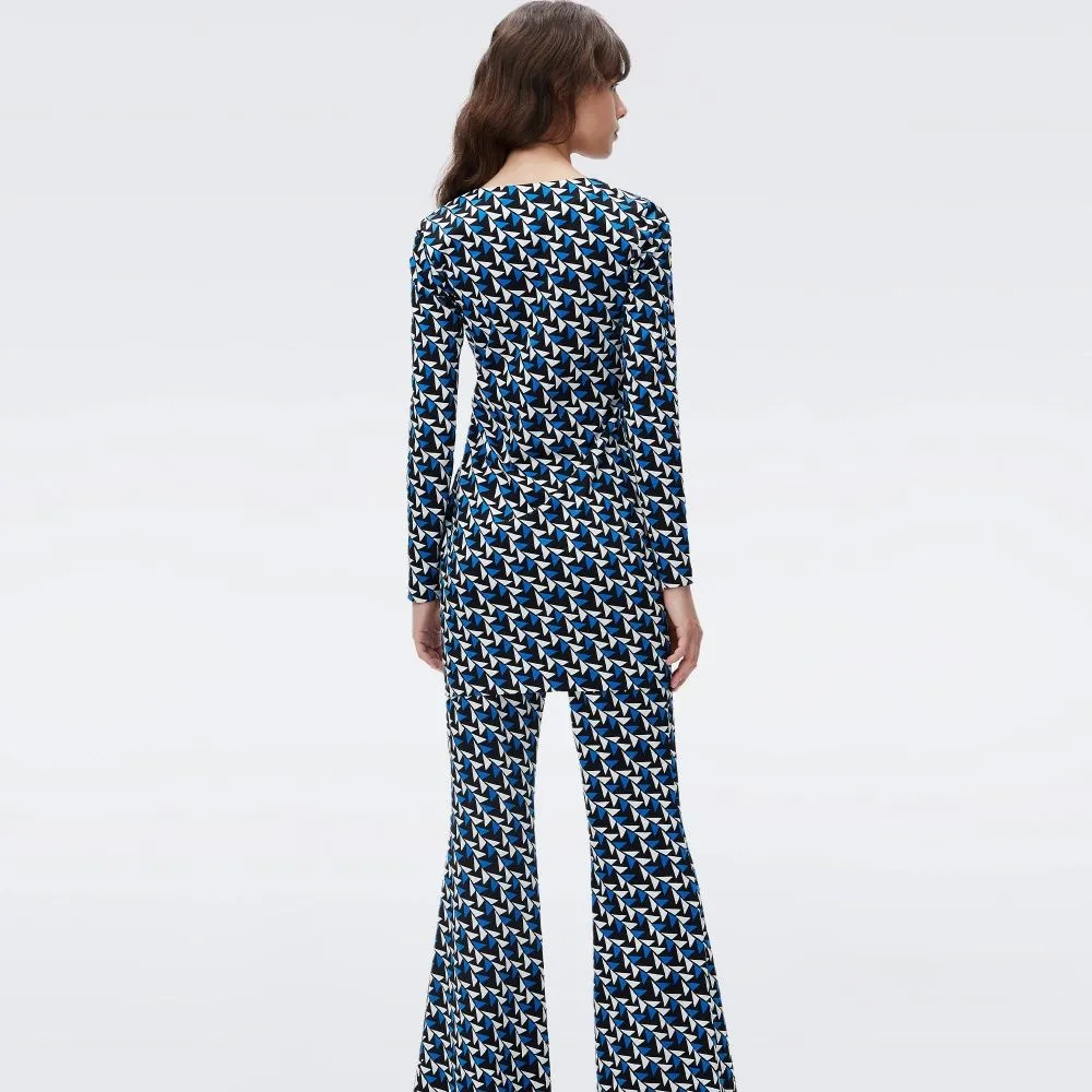 DIANE VON FURSTENBERG DVF REINA DRESS SHIFTED WINGS IVORY