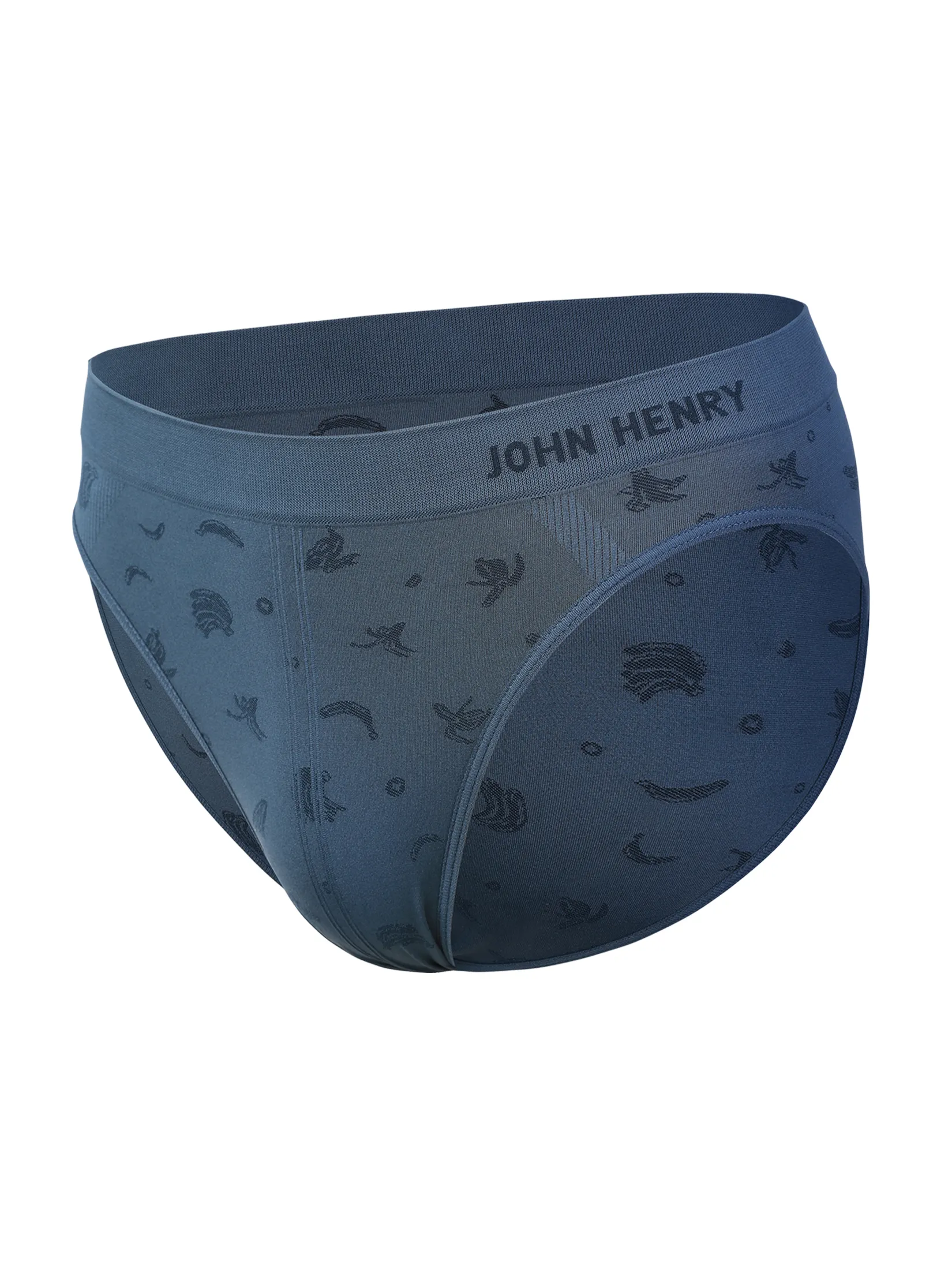 JOHN HENRY INNERWEAR Brief Men s Seamless Fashion - Navy
