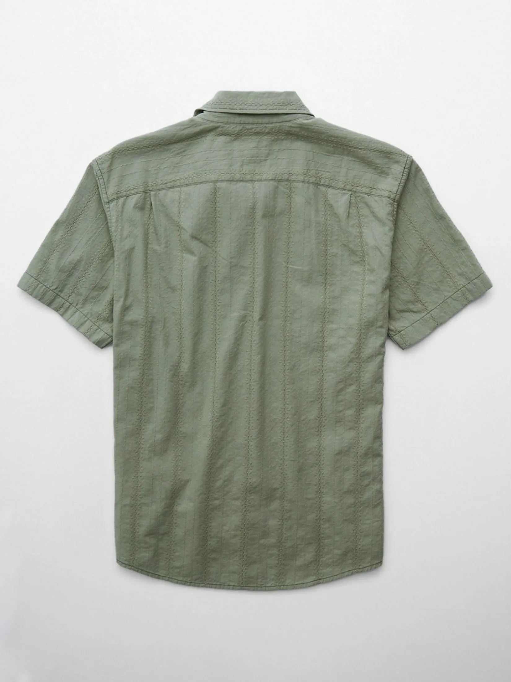 AMERICAN EAGLE MEN 2835 SS CF CSC ROMI DOBBY SHIRT 309 OLIVE