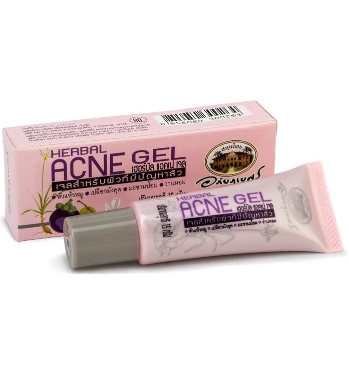 Точечный крем от акне с мангустином Abhai 15 гр