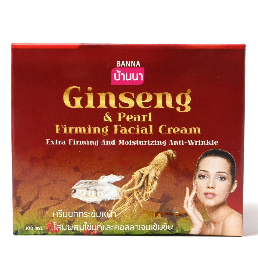 Освежающий крем с женьшенем и жемчугом Banna 100 мл