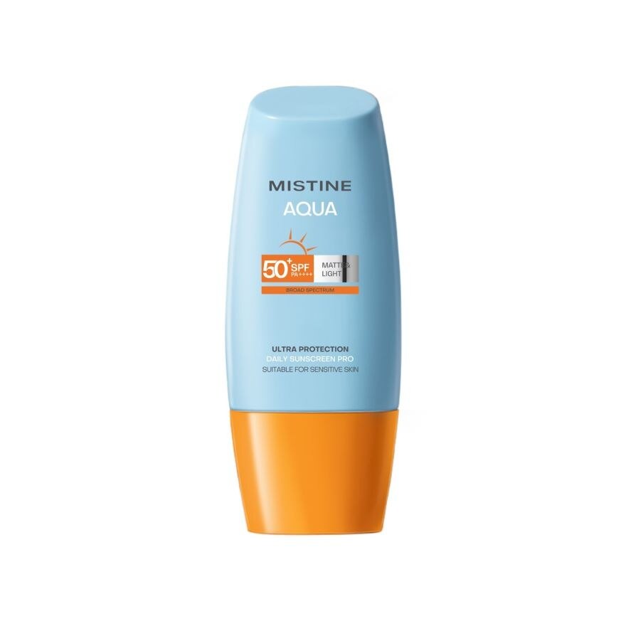 Mistine Aqua Base Ultra Protection MatteLight Daily Face SPF50+ PA++++ 40ml.