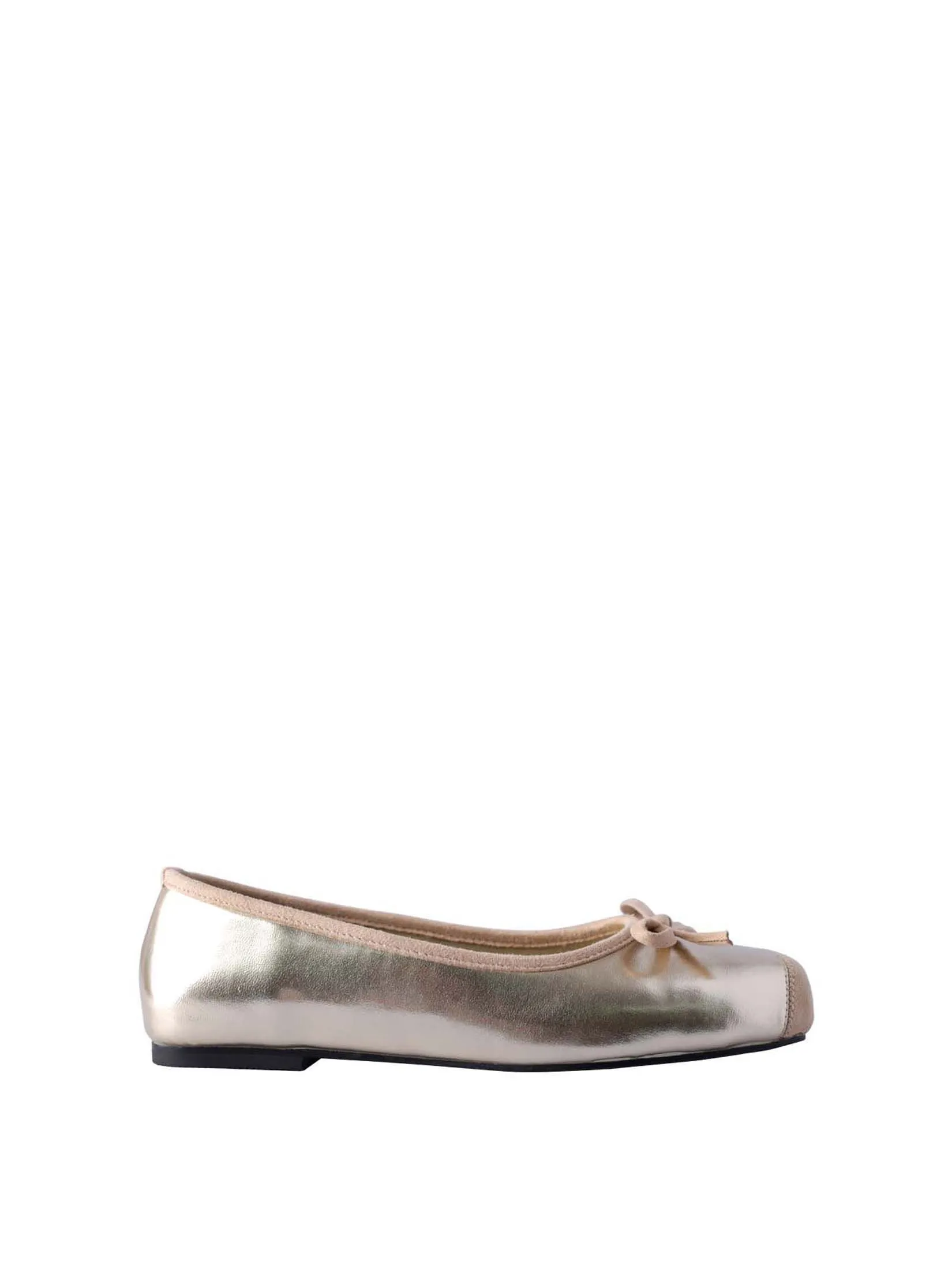 VILLAINS SF CELIS Women's Ballet Flats GOLD