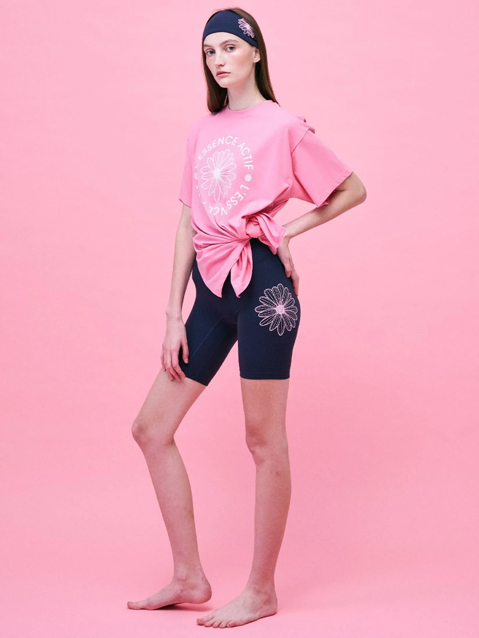 MARDI MERCREDI ACTIF Side Slit T-Shirt Actif Emblem F