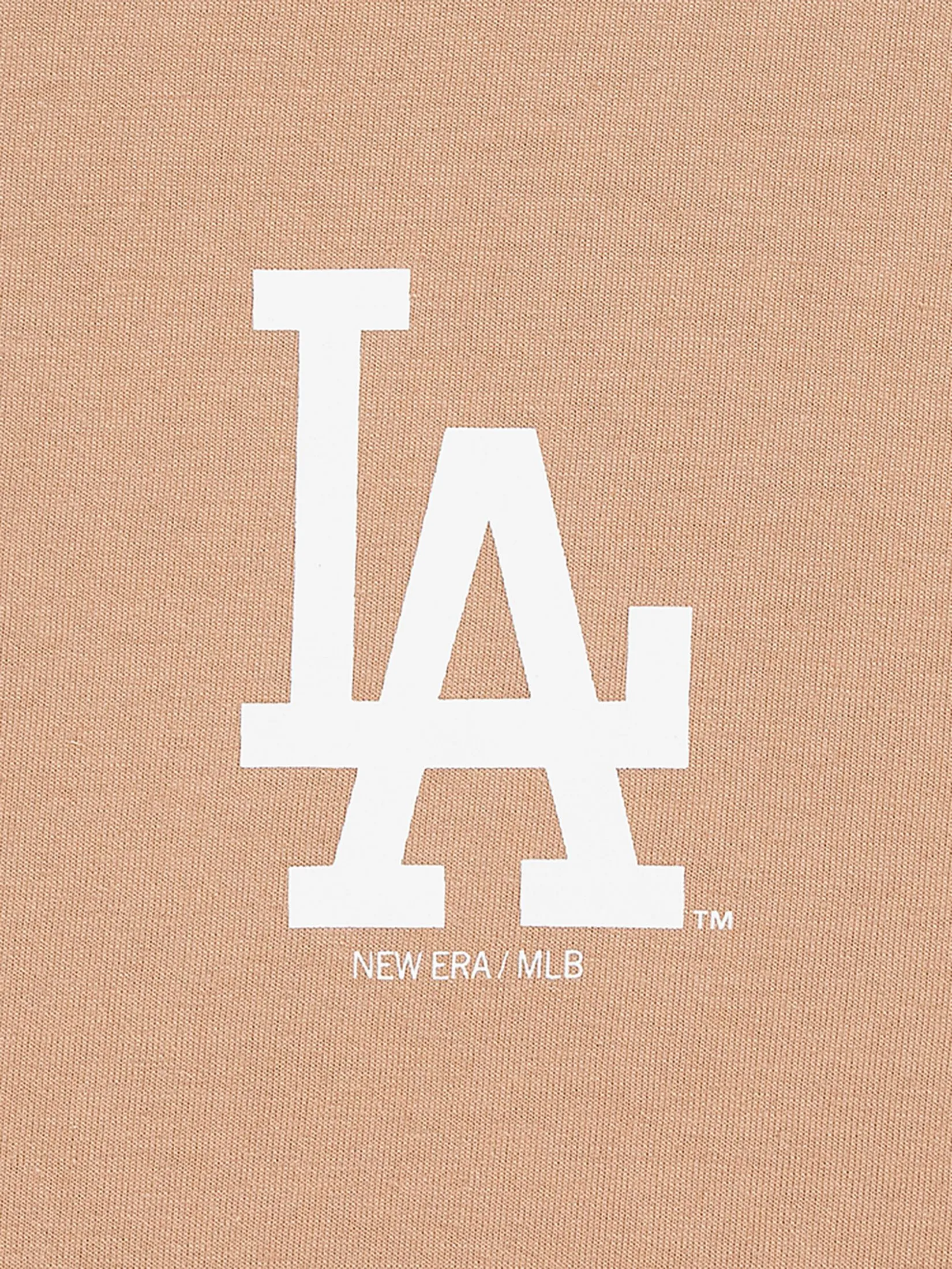 NEW ERA UNISEX LOS ANGELES DODGERS ESSENTIAL SHORT SLEEVES TEE KHAKI