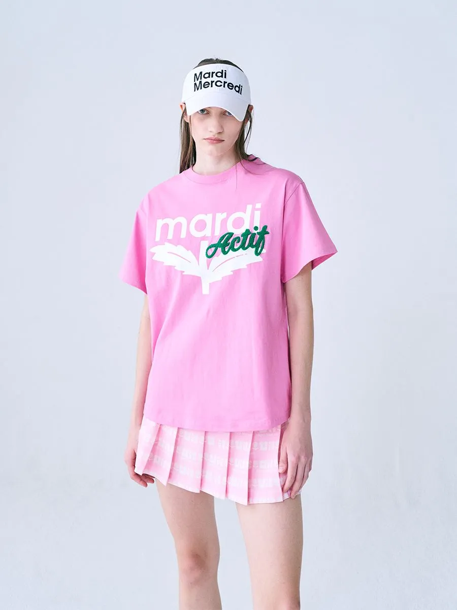 MARDI MERCREDI ACTIF T-Shirt Actif Bloommardi Pink Green F