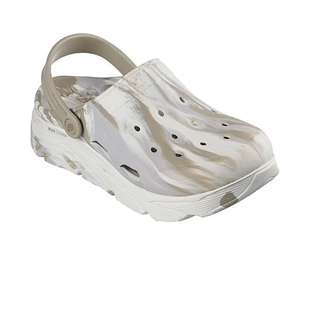 SKECHERS Men Sandals Foamies Max Cushioning Foamies - Rugged Cream - SK108SH373EKTH