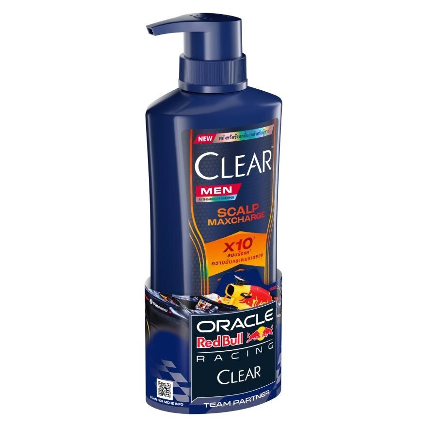 Clear Men Shampoo Anti Dandruff Scalp Maxcharge 360 Ml.
