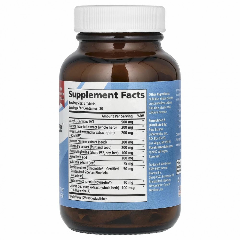 Pure Essence, BrainEssence, 60 таблеток