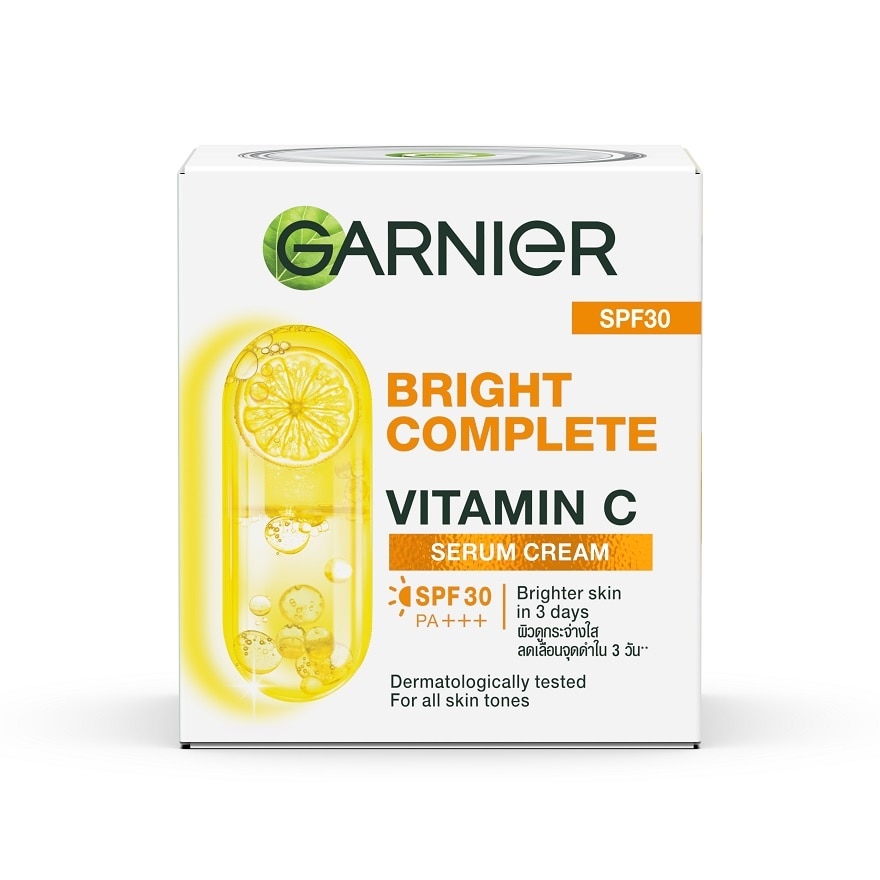 Garnier Bright Complete Vitamin C Serum Cream SPF30 PA+++50 Ml.