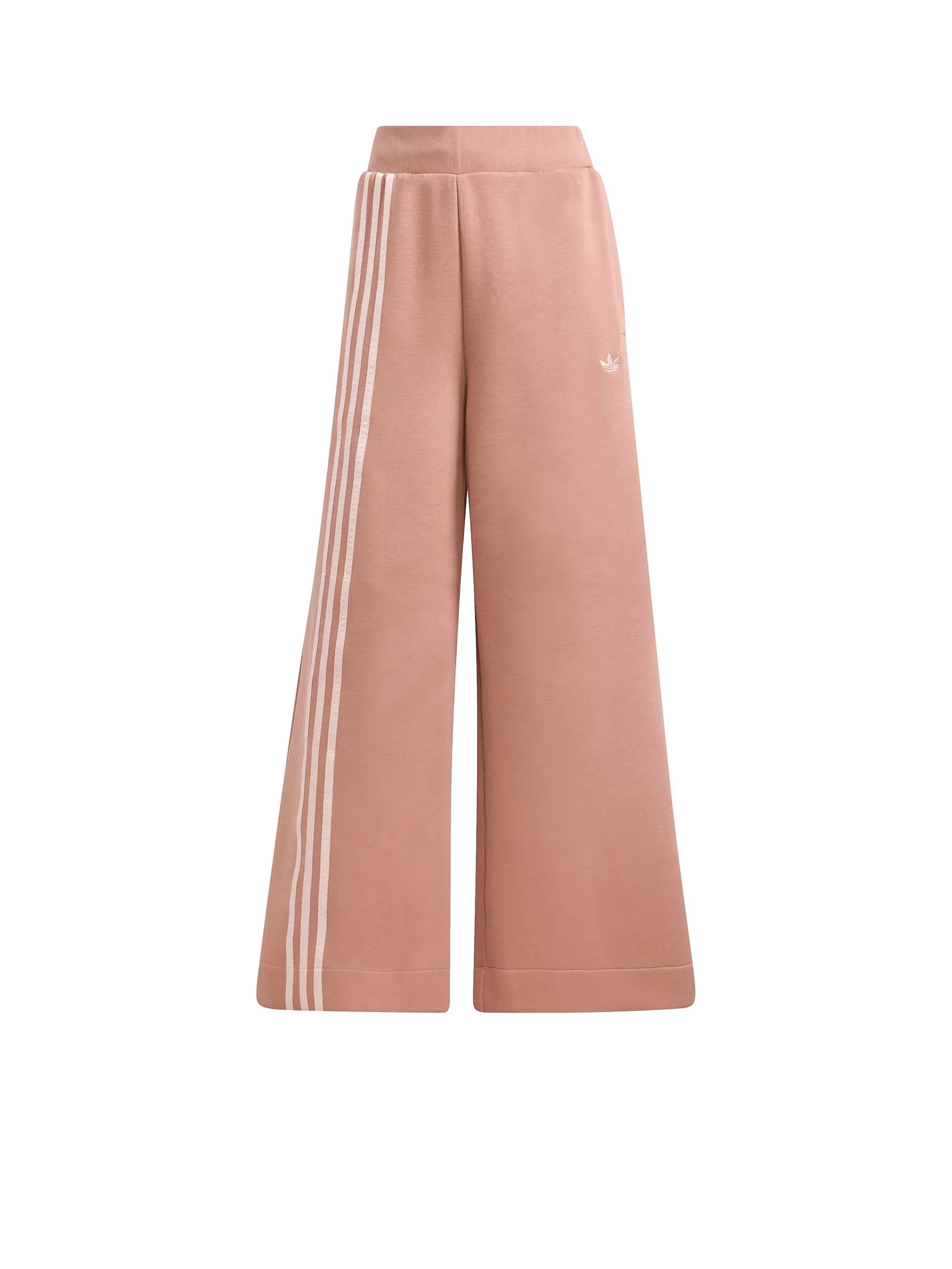 ADIDAS Women Wide Pant Off Placed 3-Stripes JW3621 Red / Warm Clay