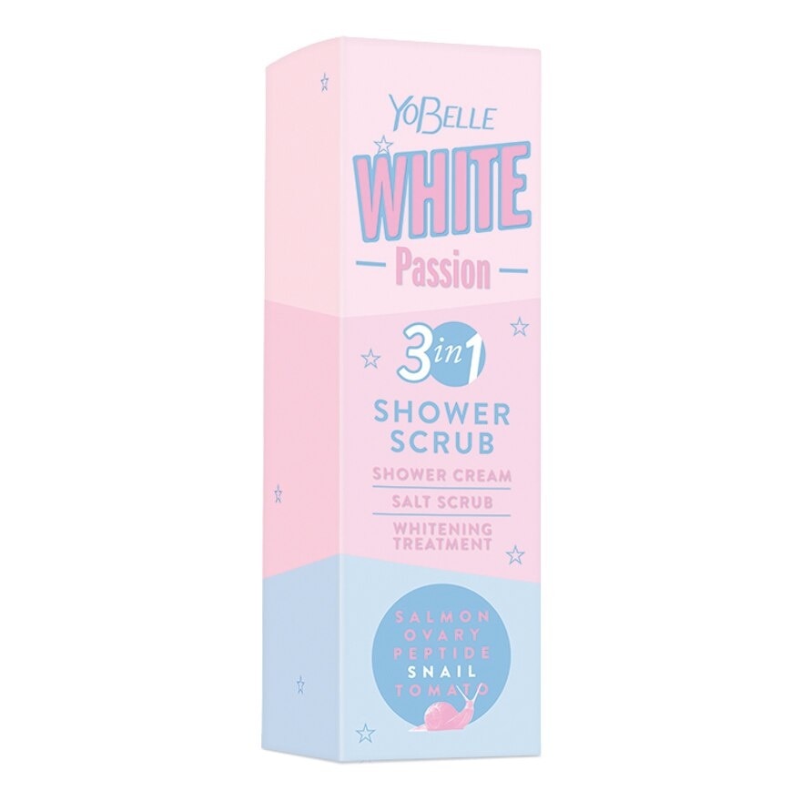 Yobelle White Passion Shower Scrub 200 G.
