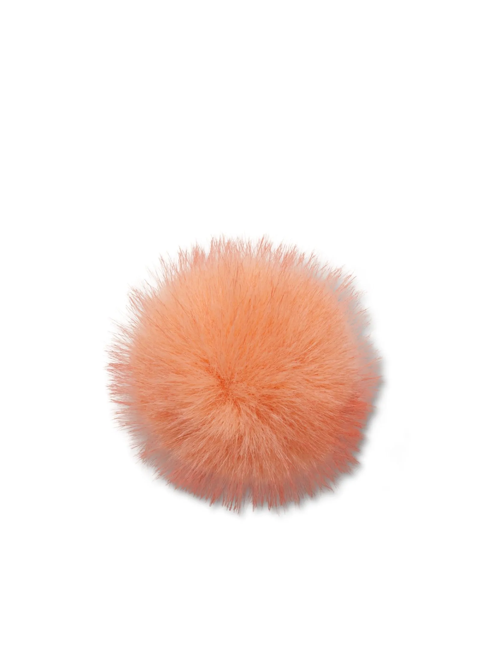 CROCS JIBBITZ™ ORANGE LONG HAIR PUFF