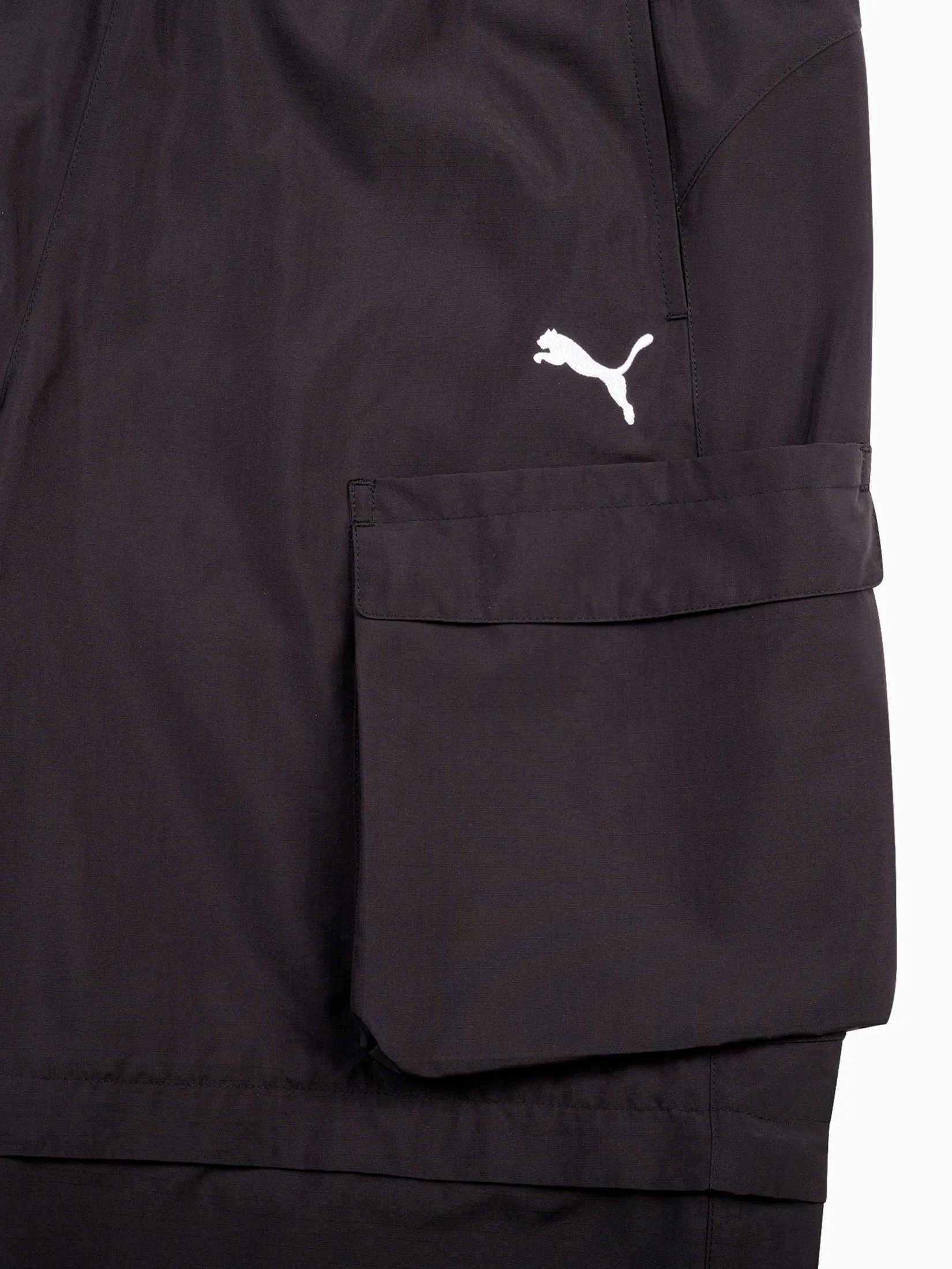 PUMA Men Cargo Pants Wardrobe Essentials 2In1 Puma Black