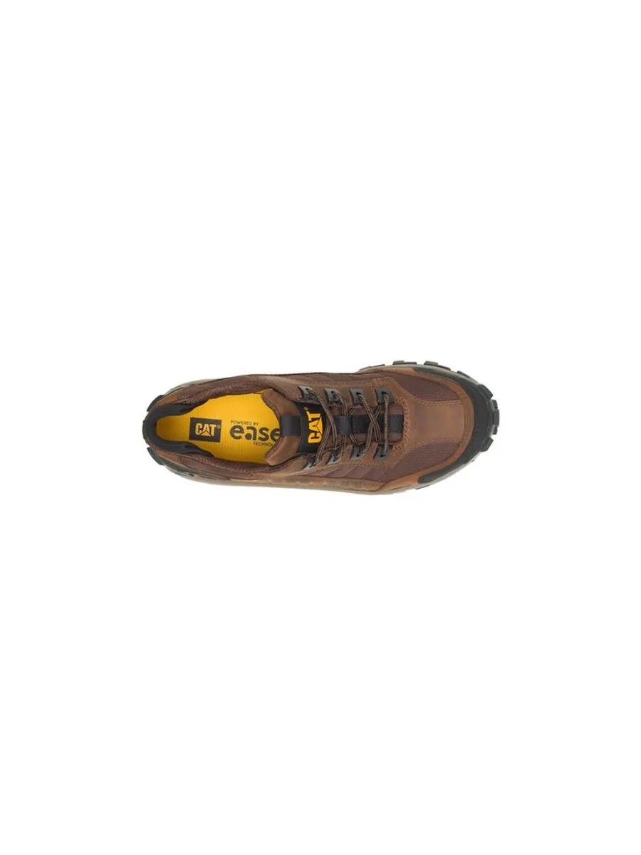 CATERPILLAR DARK BROWN Men's INVADER Steel Toe Work Shoe