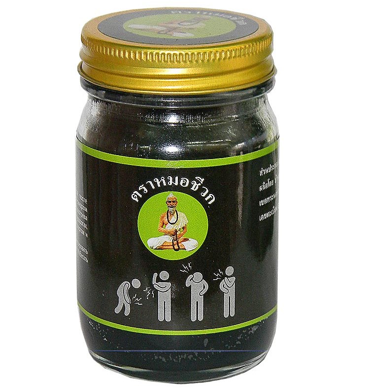 Тайский черный бальзам Dr. Mho Shee 50, 100 или 200 гр