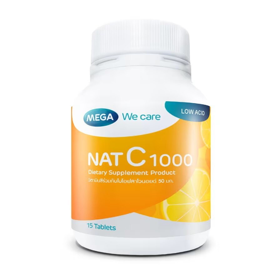 Nat C 1000 Dietary Supplement 15 Tablets