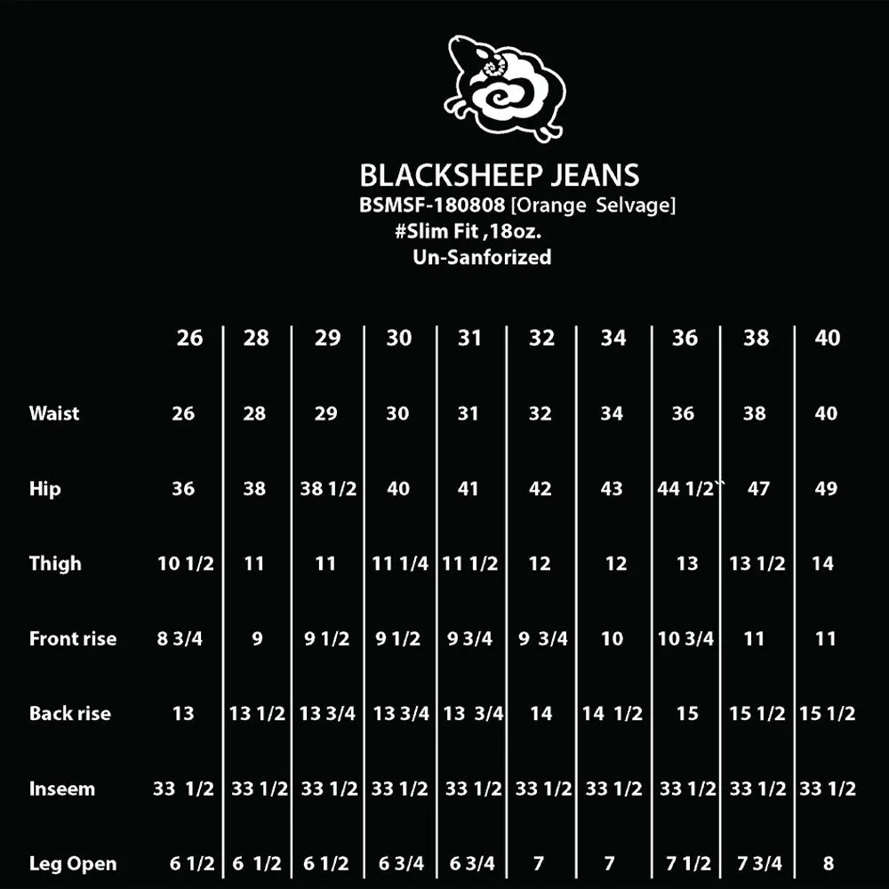 BLACK SHEEP JEANS Dark Indigo Blacksheep Jeans BSMSF-180808-28