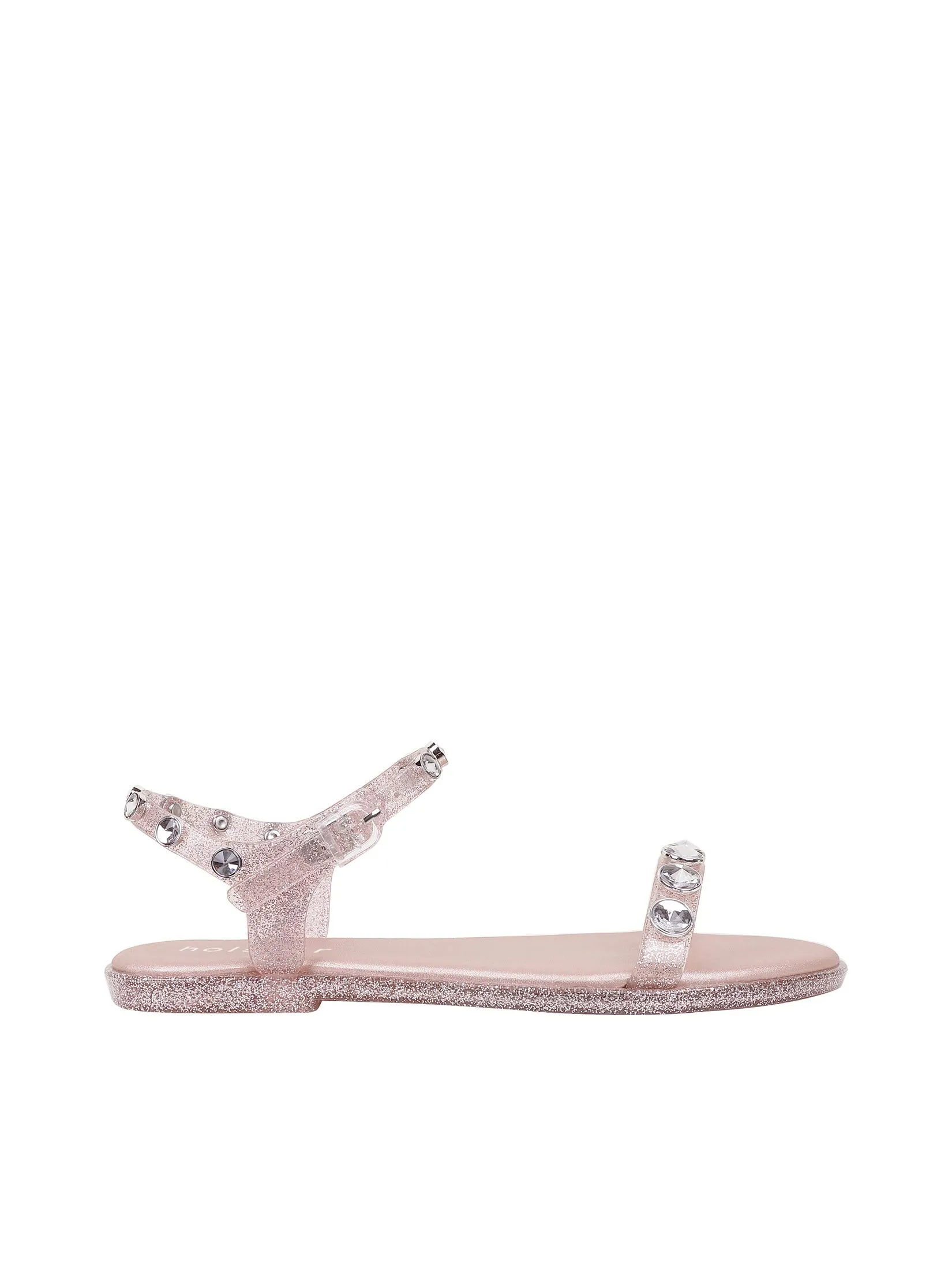 HOLSTER Women Sandals Halo Glitter Rose