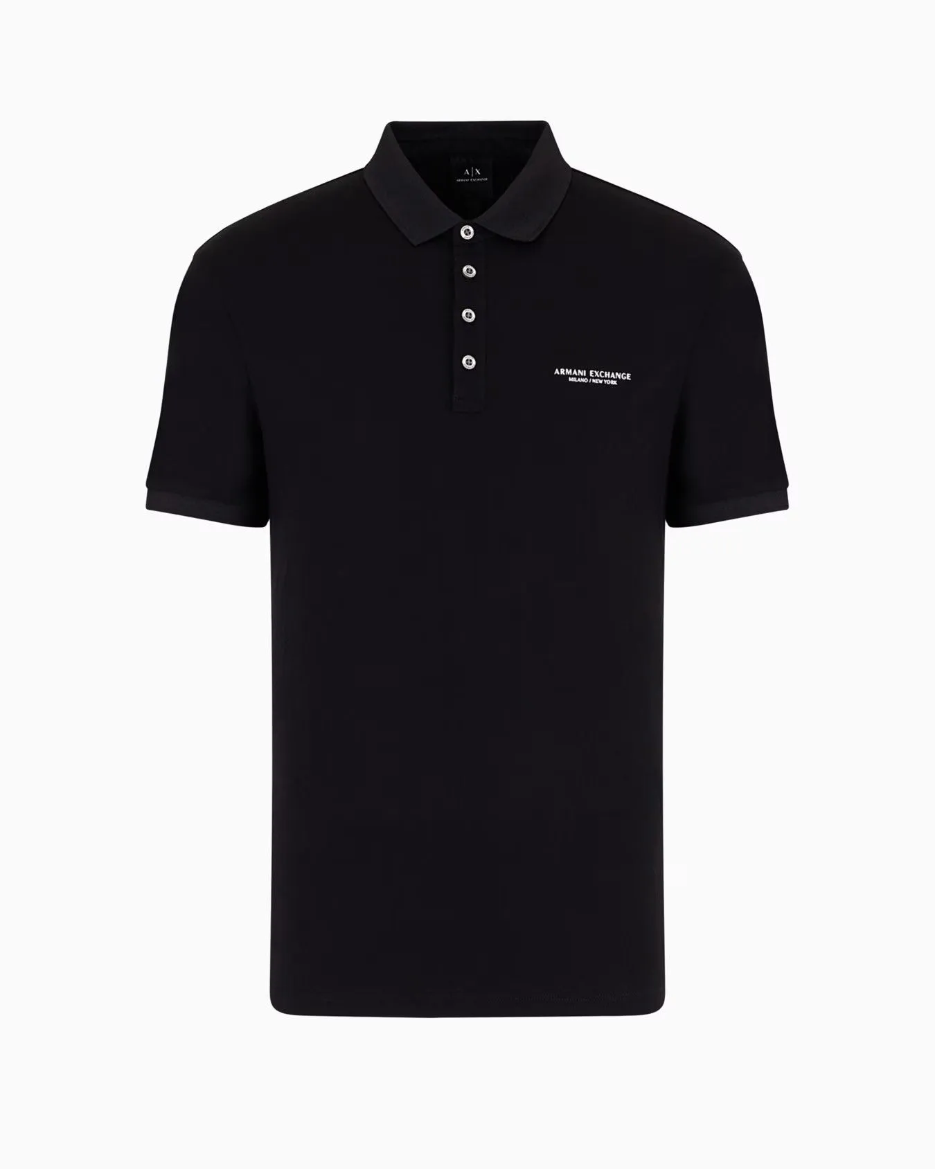 ARMANI EXCHANGE POLO Men 8NZF80-Z8H4Z-1200 Black Size - L