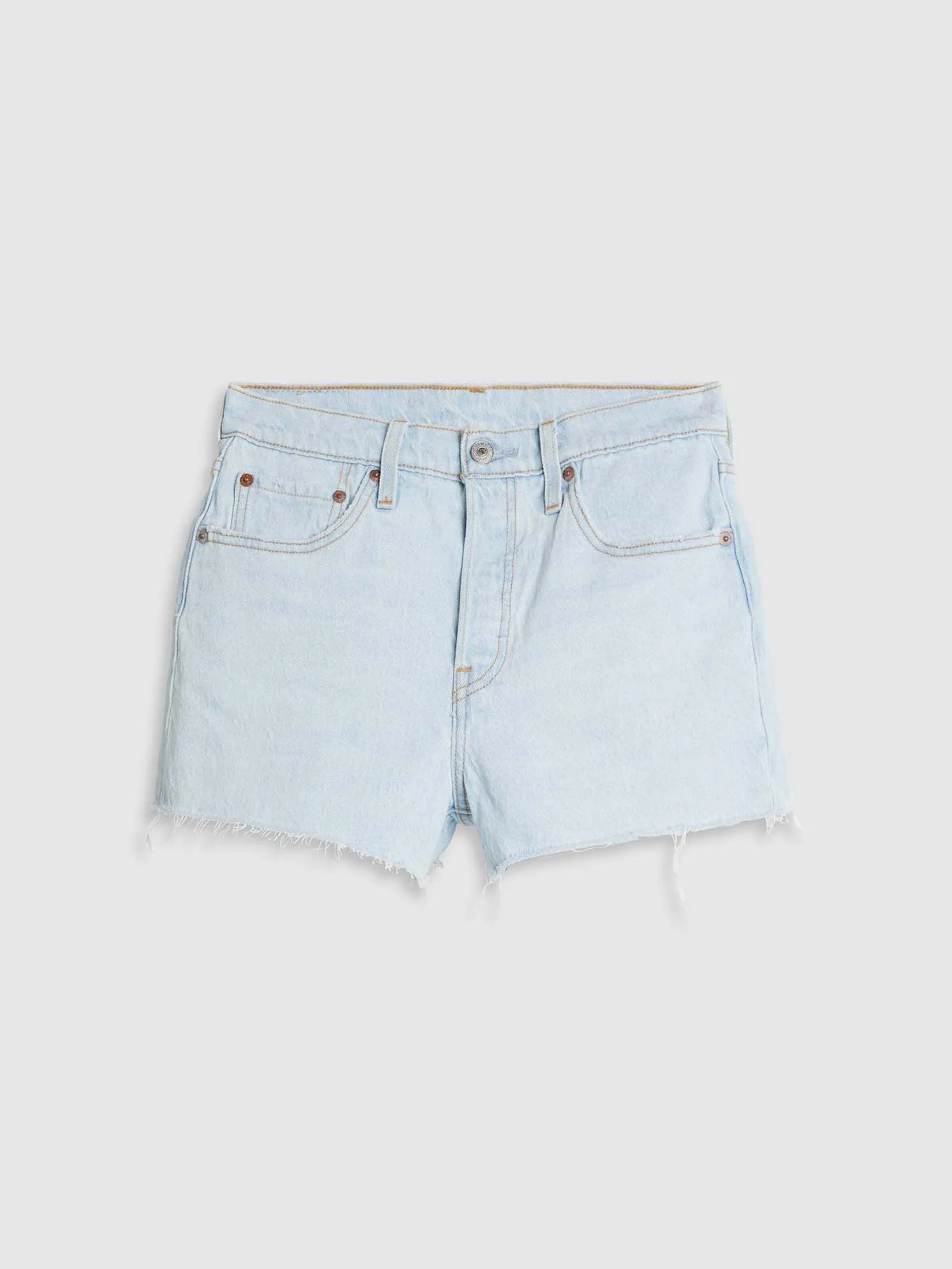 LEVI'S Women's 501® Original Mid-Thigh Shorts Light Blue