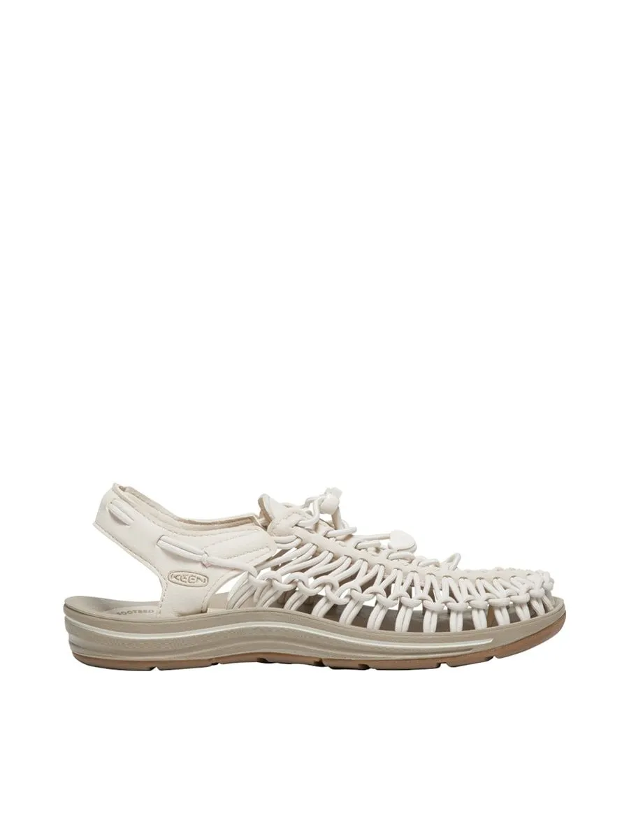 KEEN 1018698 W-UNEEK Shoes White Cap/Cornstalk Size - 10 US