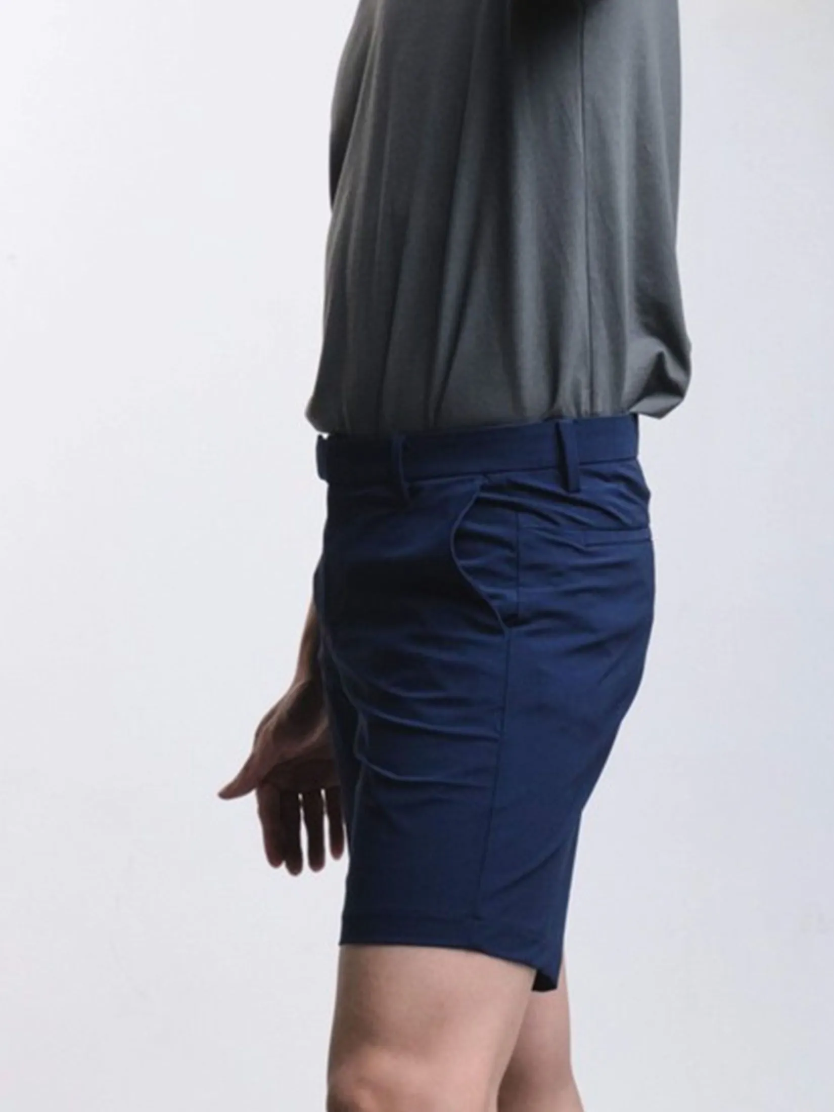 ERA-WON Men's Golf Trousers Shorts Navy blue