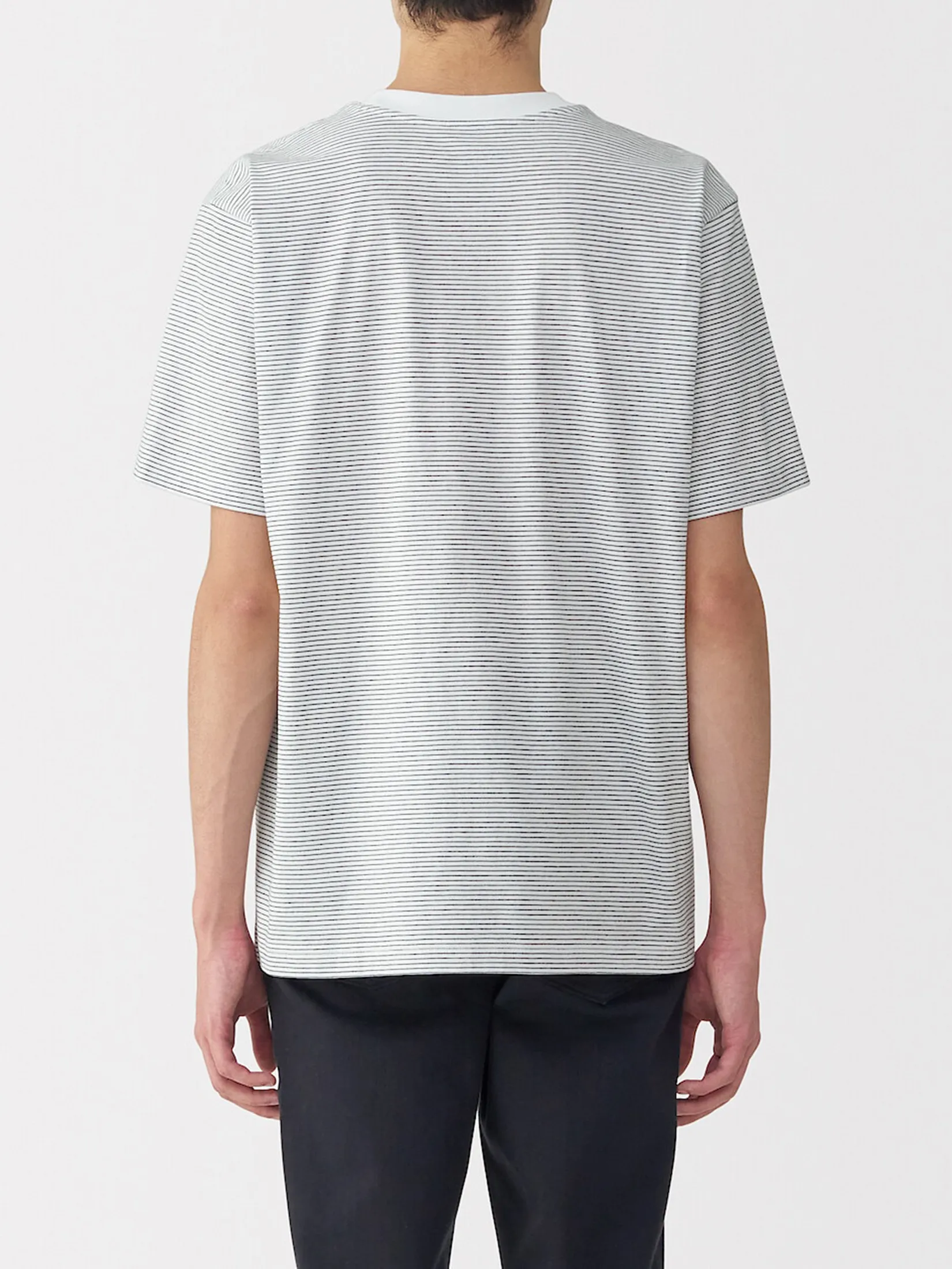 MUJI Men T-Shirt Short Sleeve Crew Neck Jersey AB1MKA5S