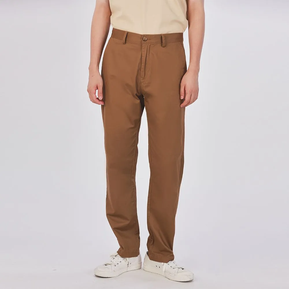 JOHN HENRY Men's Pants (Regular Fit) ESSENTIALS Brown Size - 29 EU