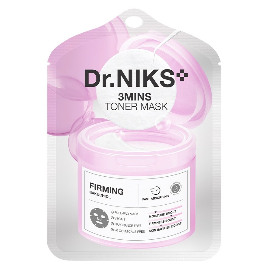 Dr.NIKS 3 Mins Toner Mask Firming 1'S