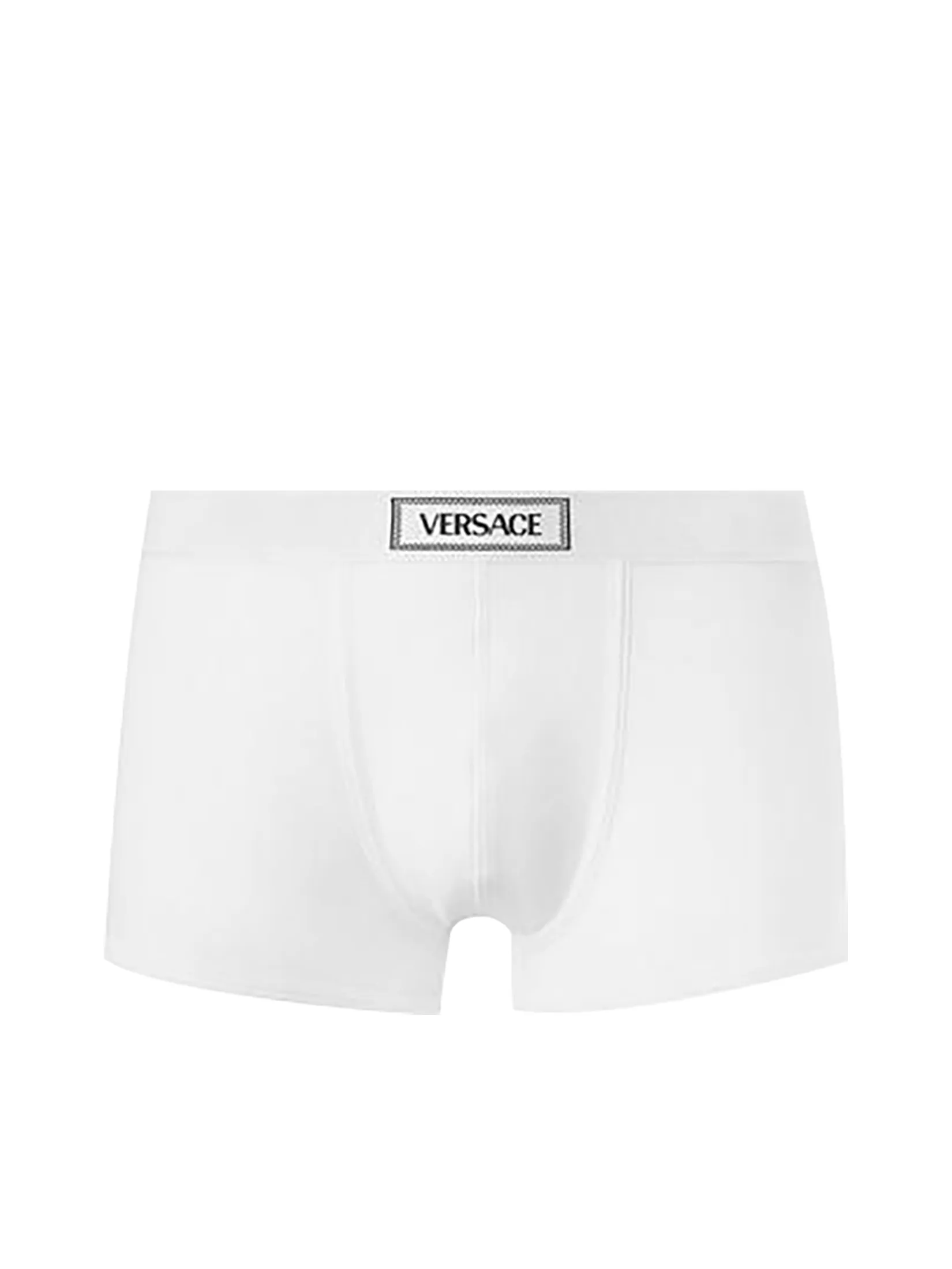 VERSACE UNDERWEAR Men Trunks 90s Vintage Logo Ribbed