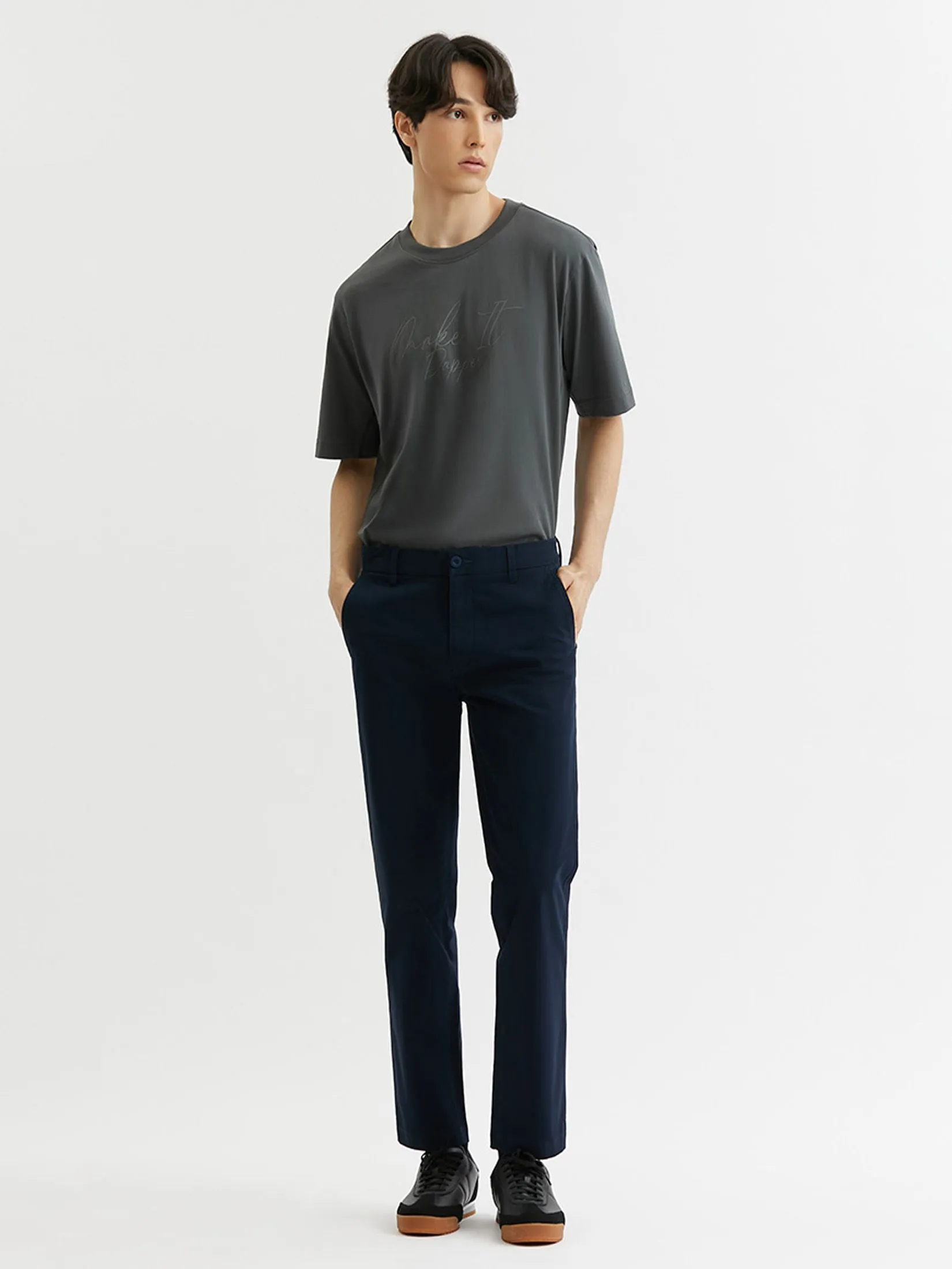 DAPPER DAPPER Everyday Stretch Chino Pants Navy