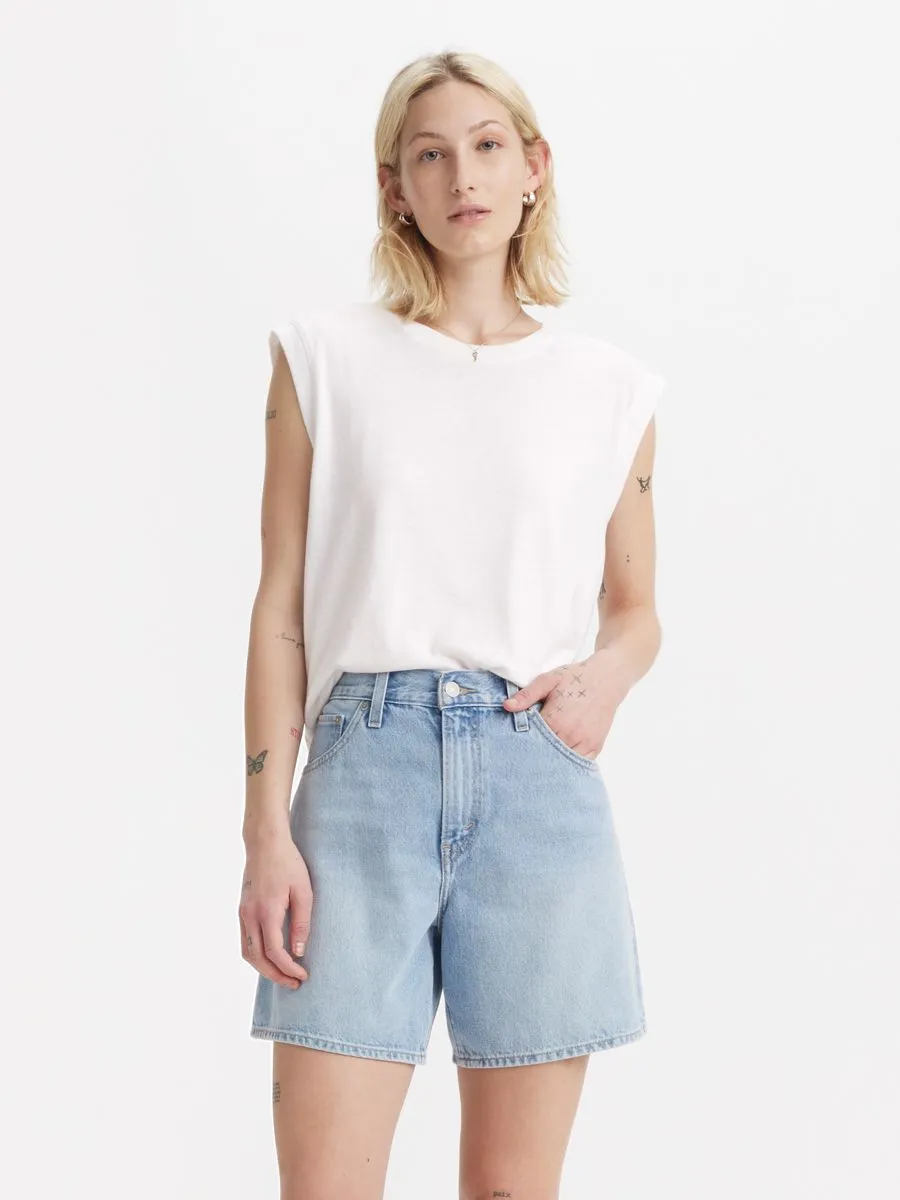 LEVI'S Women's Boxy Tank White + Triblend
