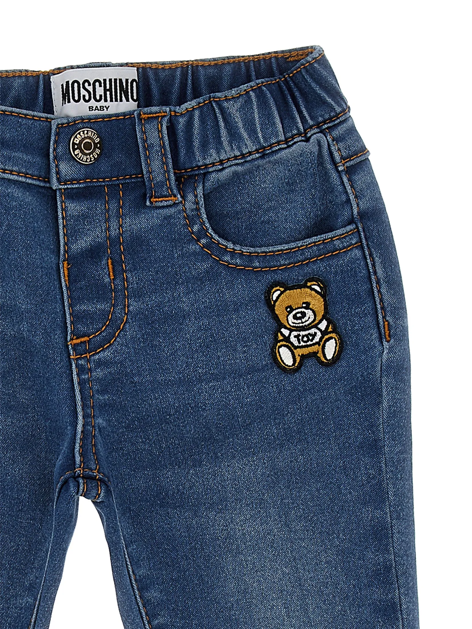 MOSCHINO KID Unisex Toddler Jeans Denim