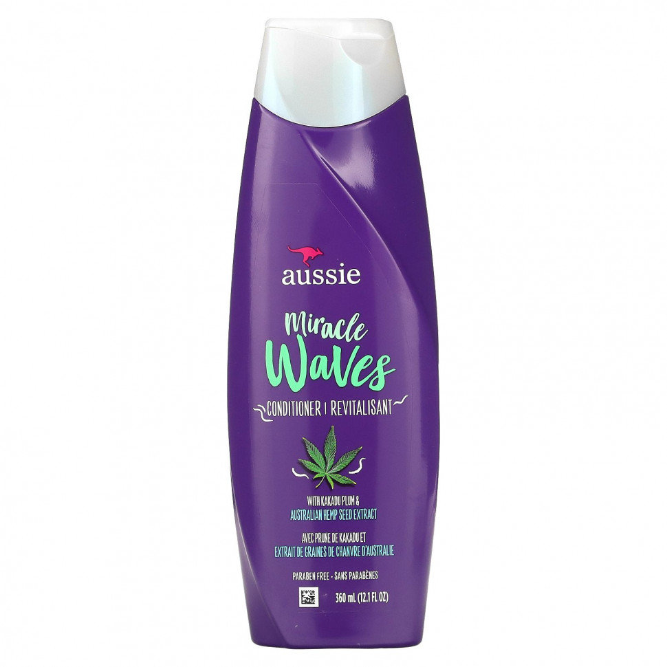 Aussie, Miracle Waves, кондиционер, 360 мл (12,1 жидк. Унции)