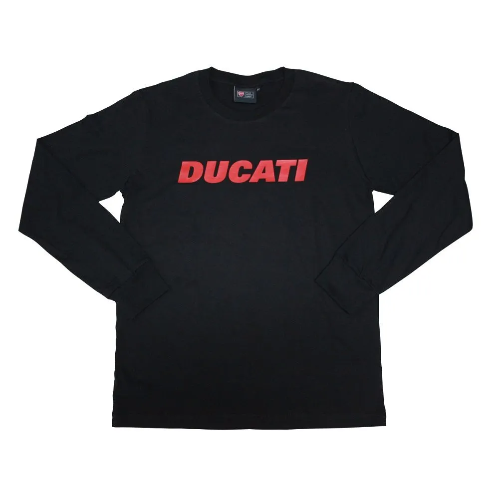 DUCATI BLACK Long sleeve T-Shirt DCT 52 048