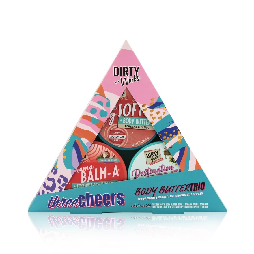 Dirty Works Three Cheers Body Butter Trio.