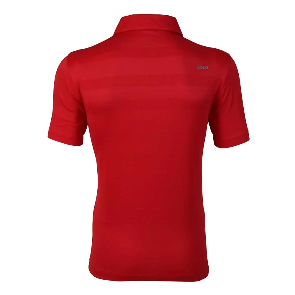 XOLO Red Men's XOLO GOLF SHIRT (040020)