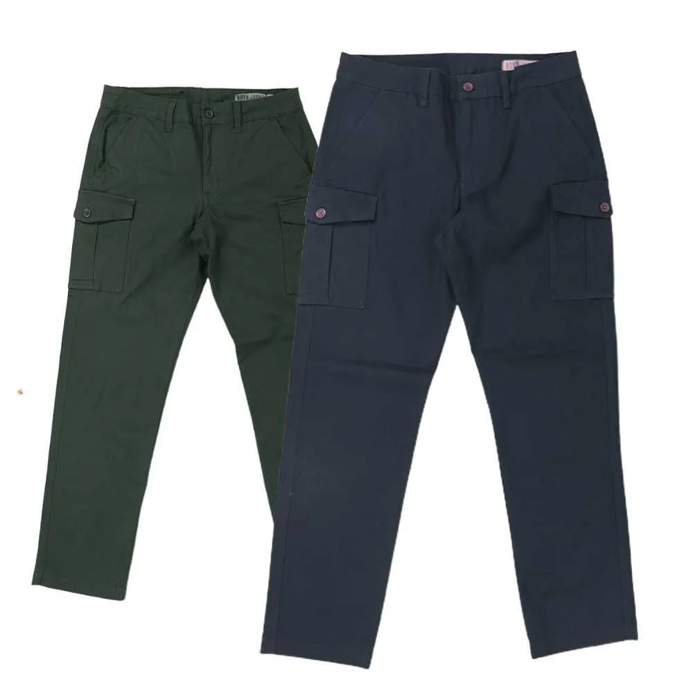BOVY NAVY SLIM  CARGO TROUSERS -9206